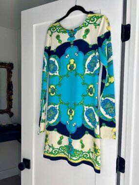 Julie Brown by Julie Brown Print Dress | Size Medium | Like New